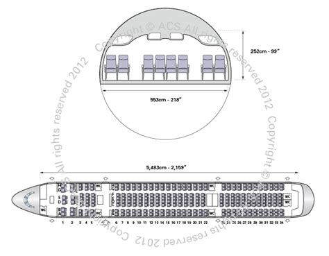 BOEING 787 Specifications, Cabin Dimensions, .